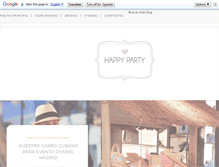 Tablet Screenshot of happyparty-es.com